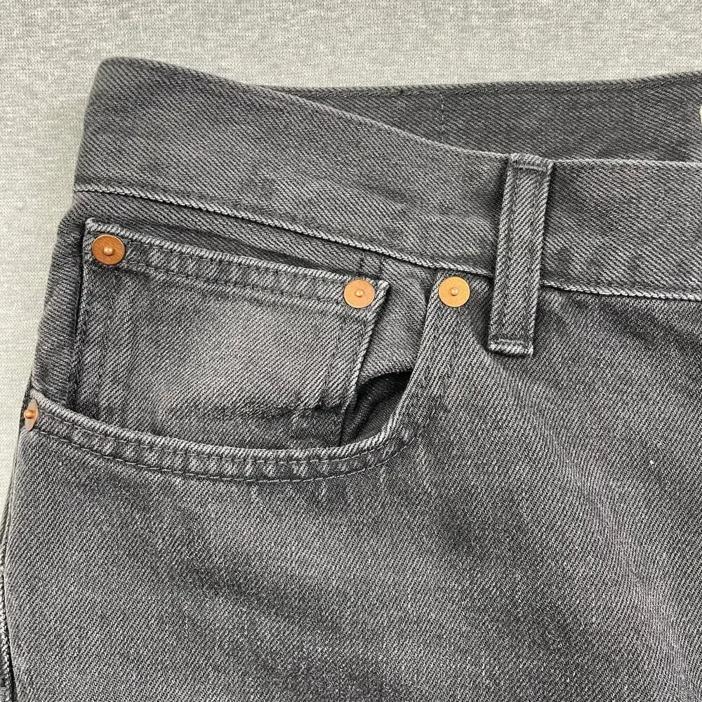 Madewell Jeans Womens 29 Black Low-Slung Straight Slouchy Denim Kent Wash Drapey